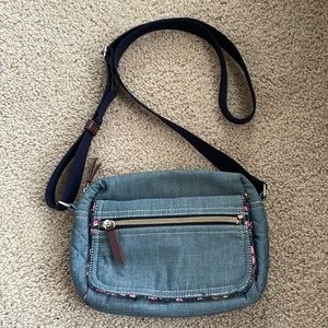 Vera Bradley VBU Crossbody Blue Chambray
